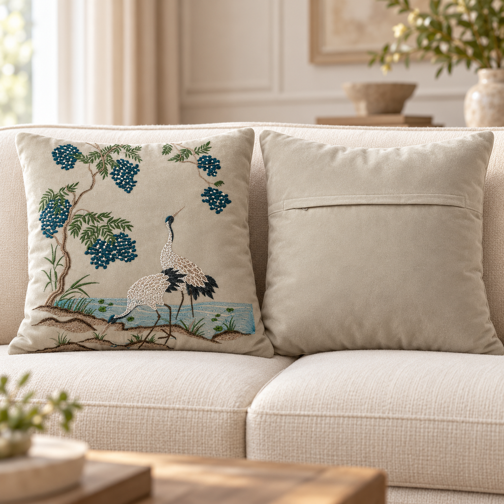 Flamingo cushion