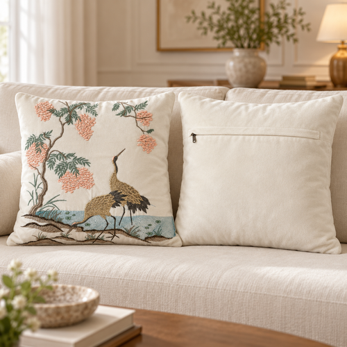Flamingo cushion