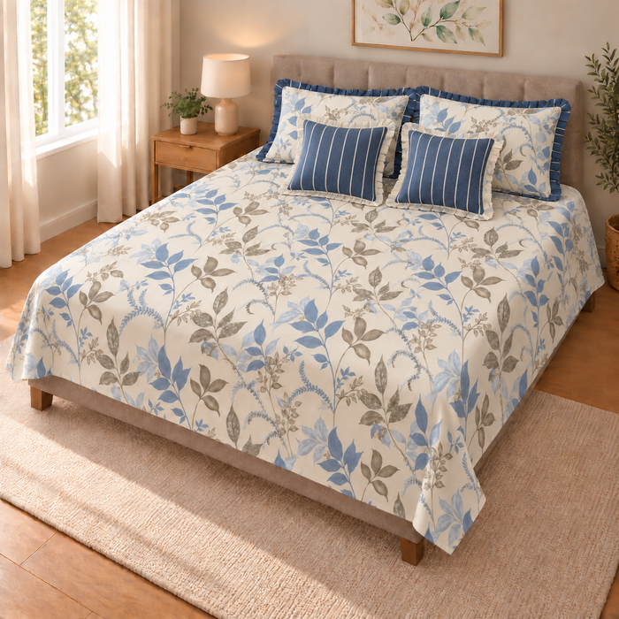 Harley (5 Pc Set - 2 cushion , 2 pillow , 1 bedsheet)