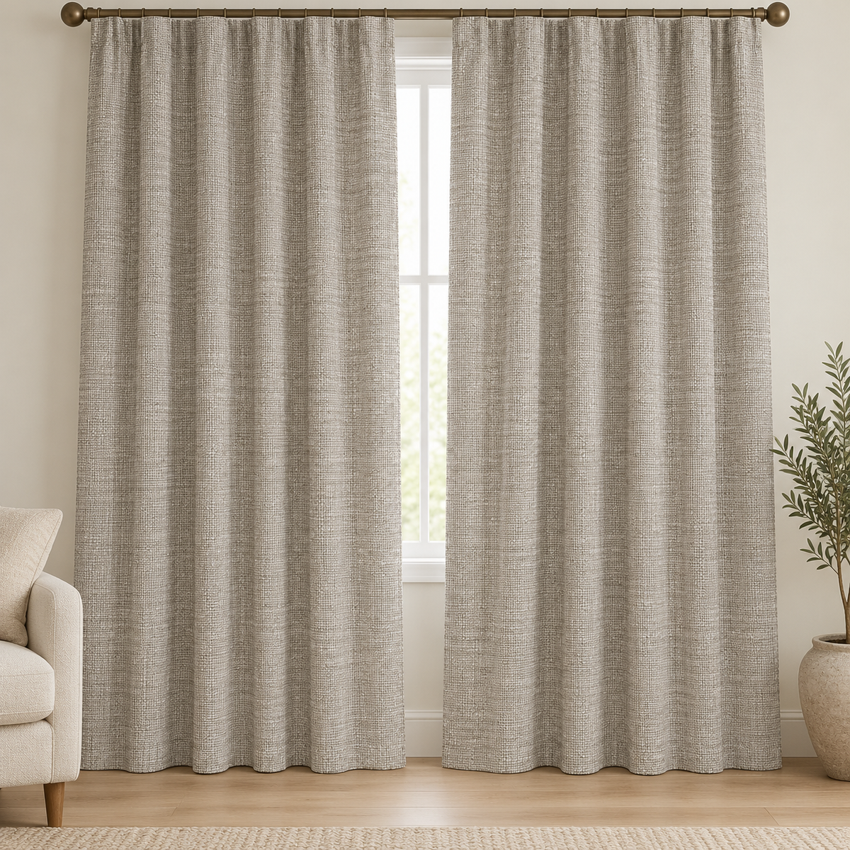 Khadi 1 curtain fabric
