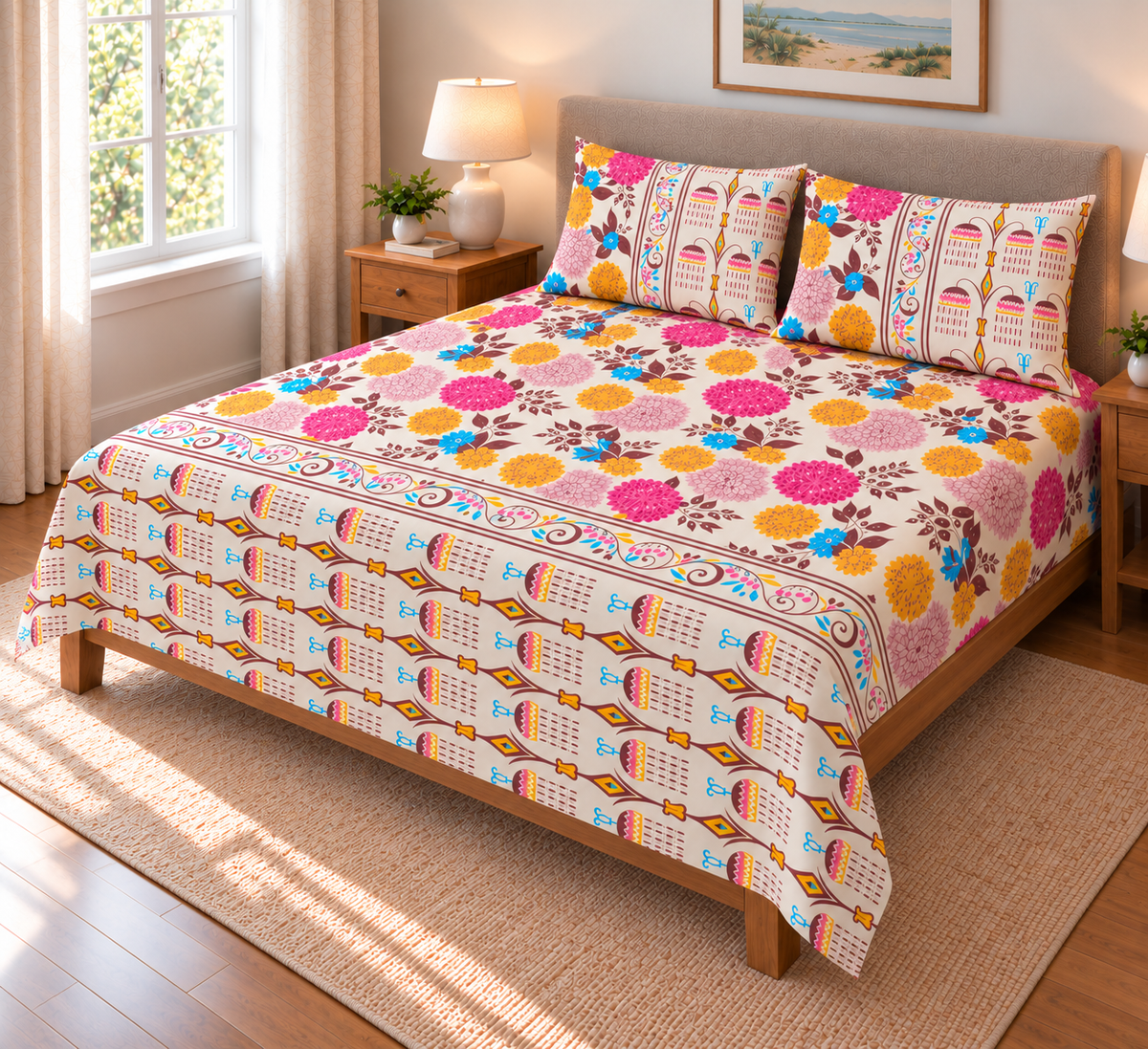 Rajwada 5 bed sheet