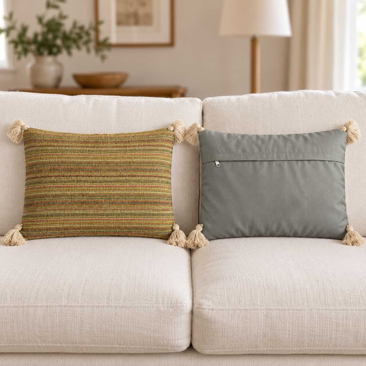 Texture Stripes cushion