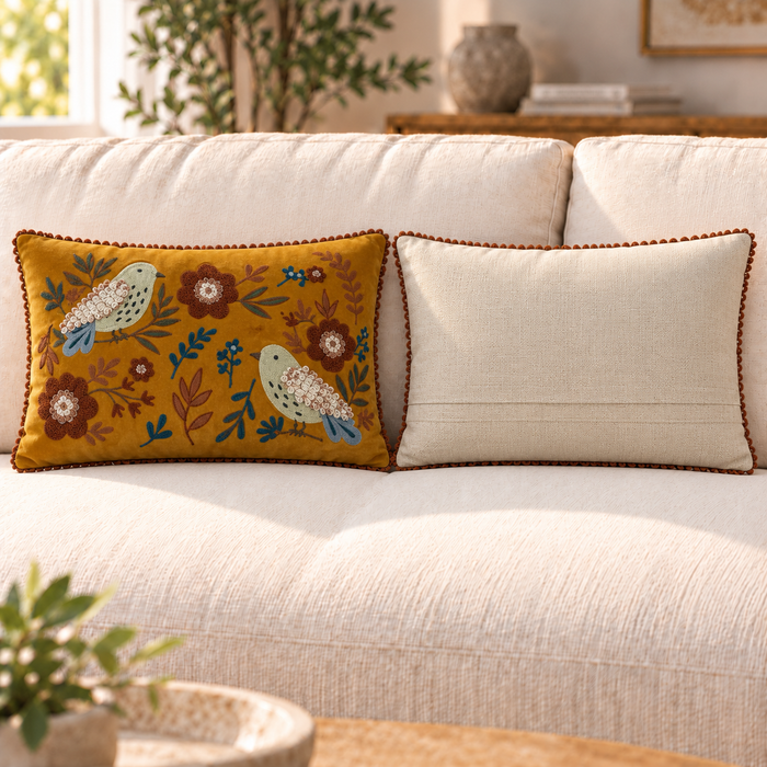 Yellow Mustard Embroidery