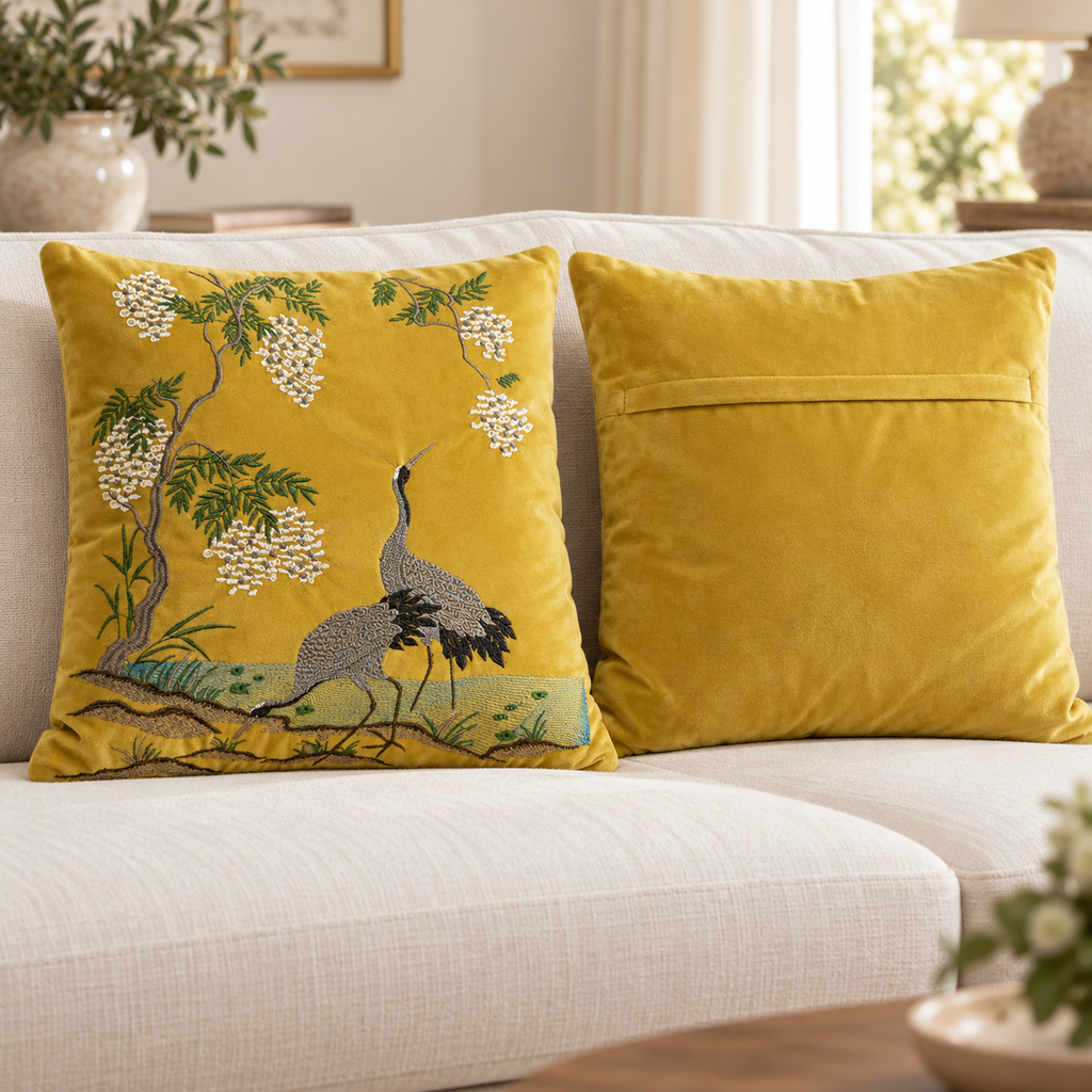 Flamingo cushion