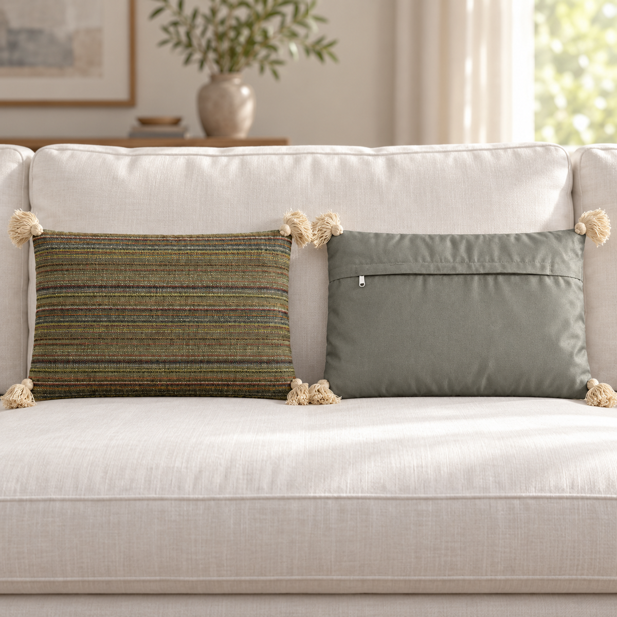 Texture Stripes cushion