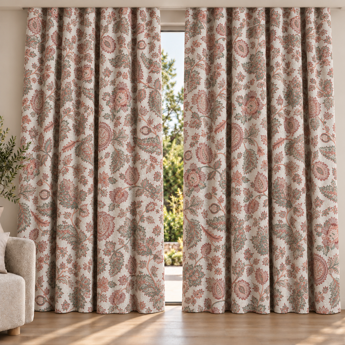 Phulwari curtain fabric