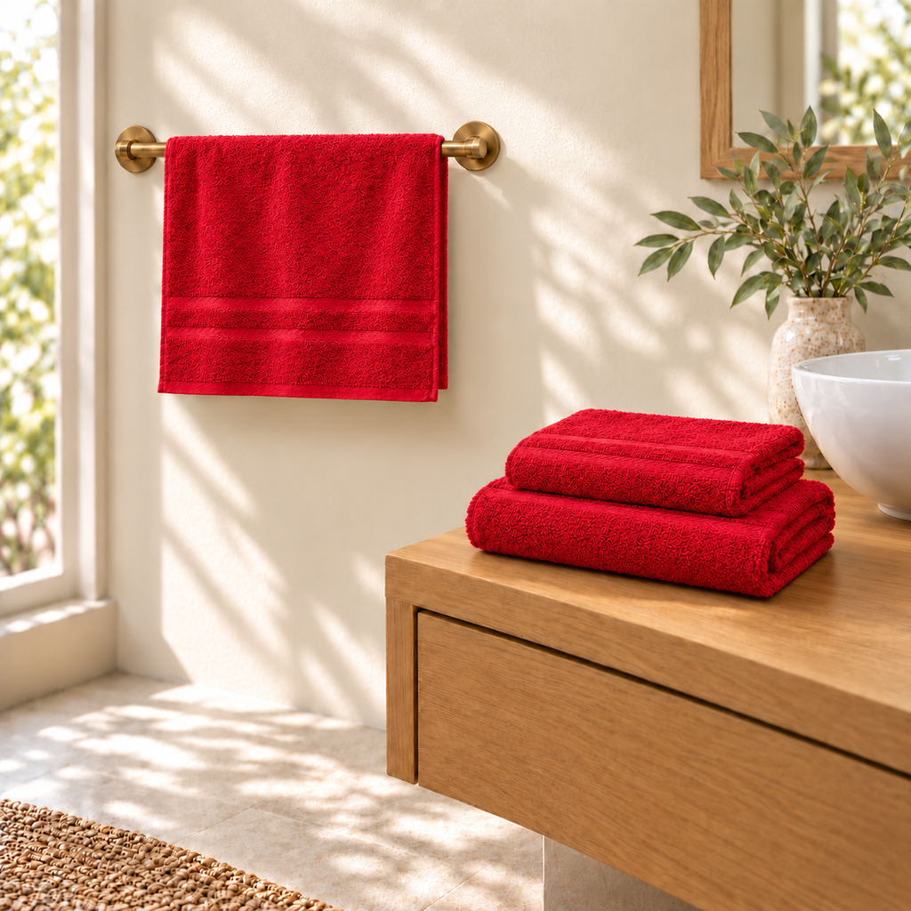 Chakrata (3 Pc Towel Set) (2 hand towel and one full towel )