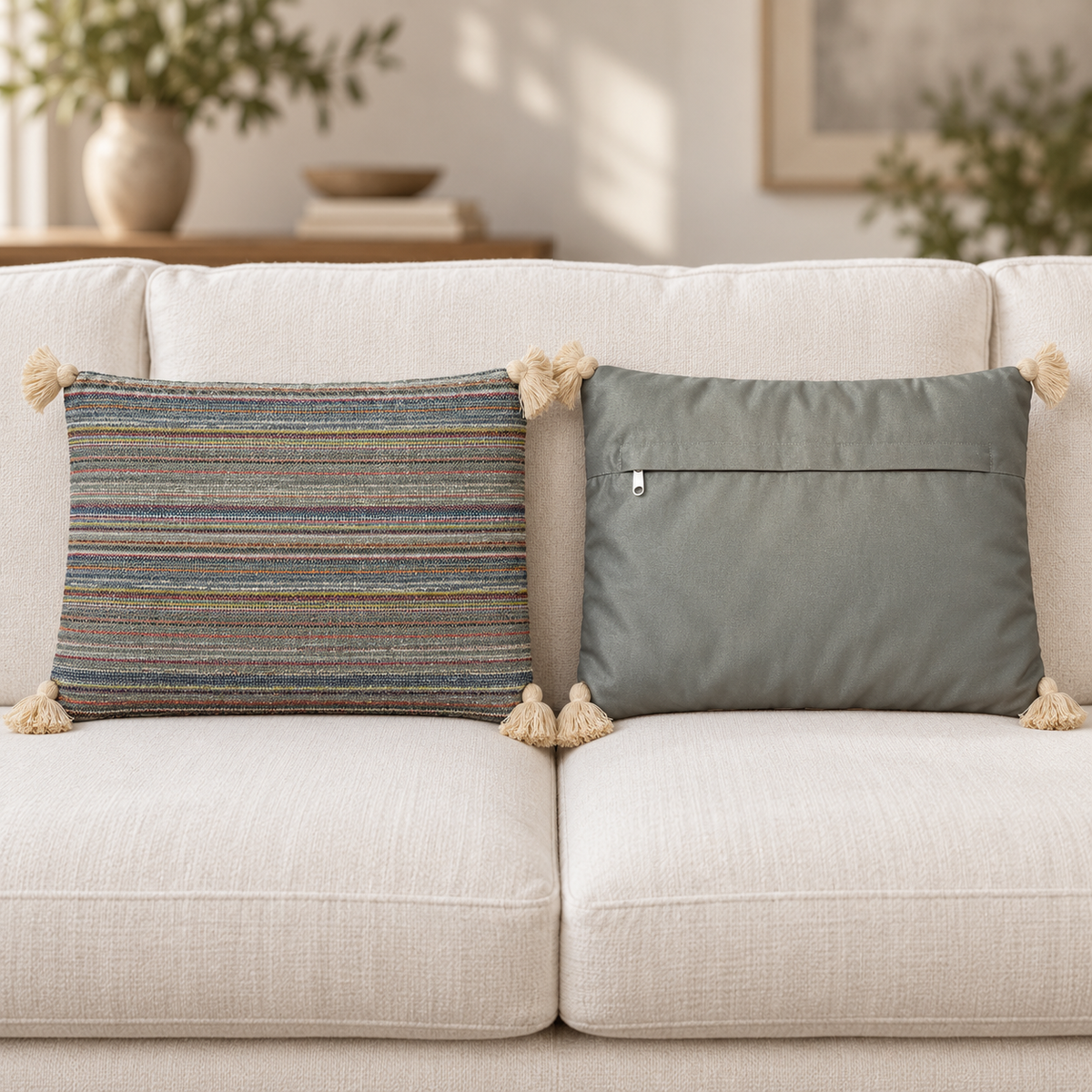 Texture Stripes cushion