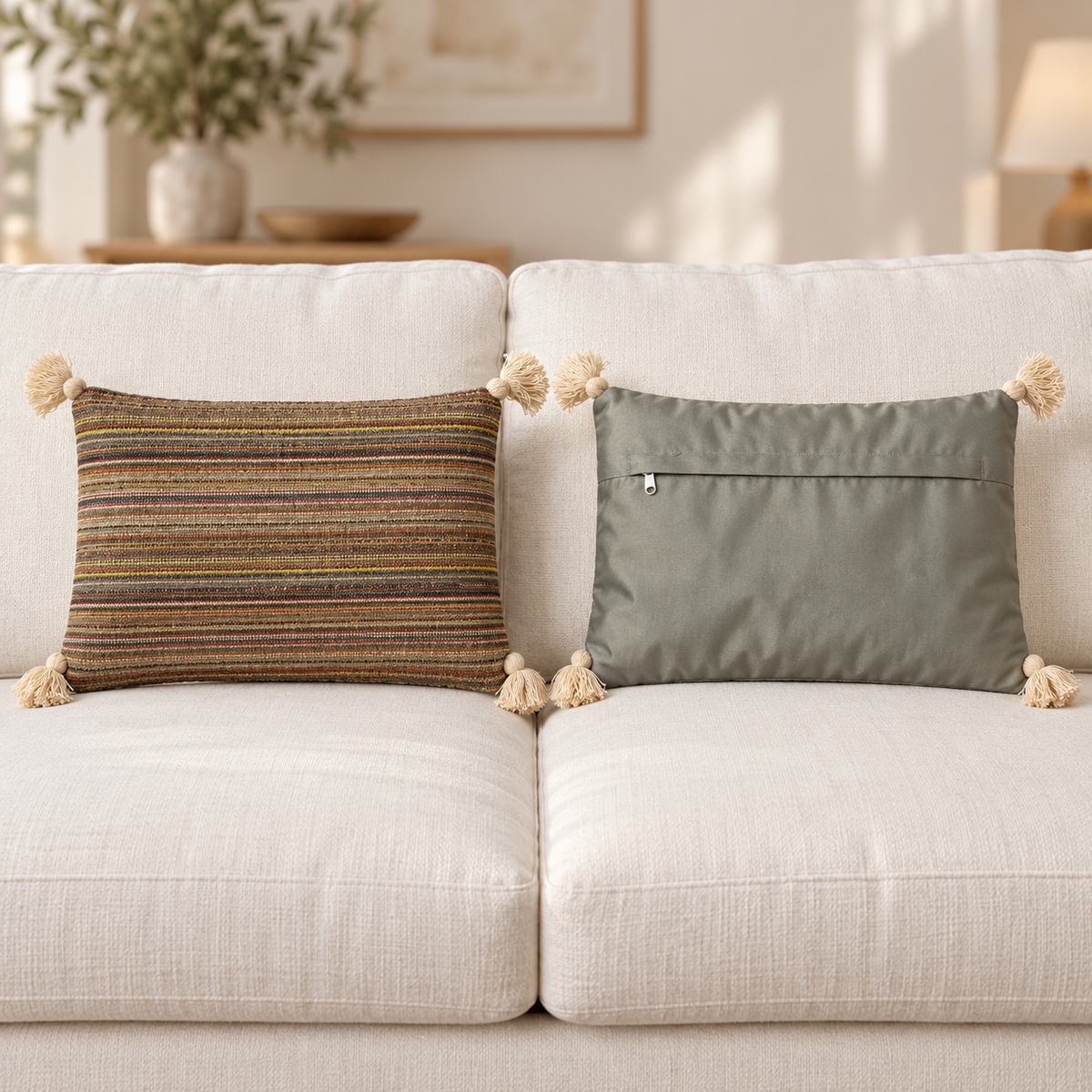 Texture Stripes cushion