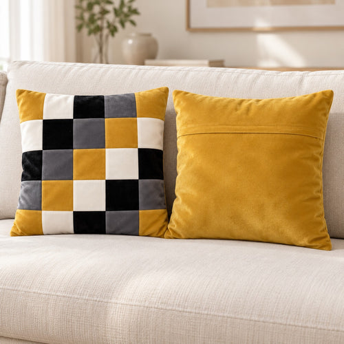 Checks cushion