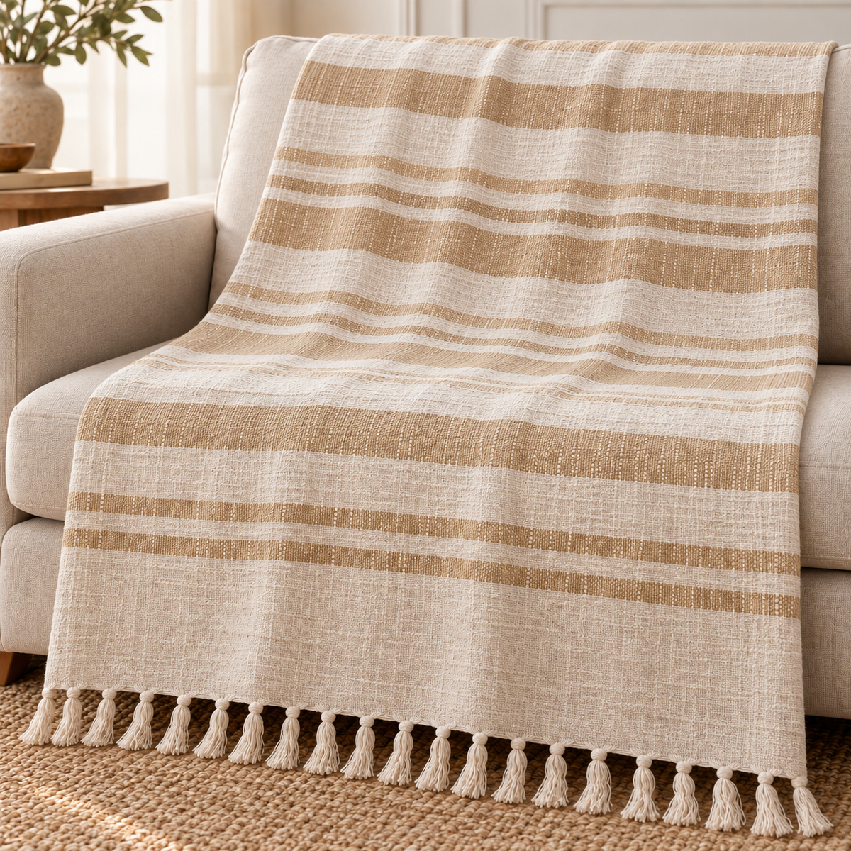 Odhani Stripes throw
